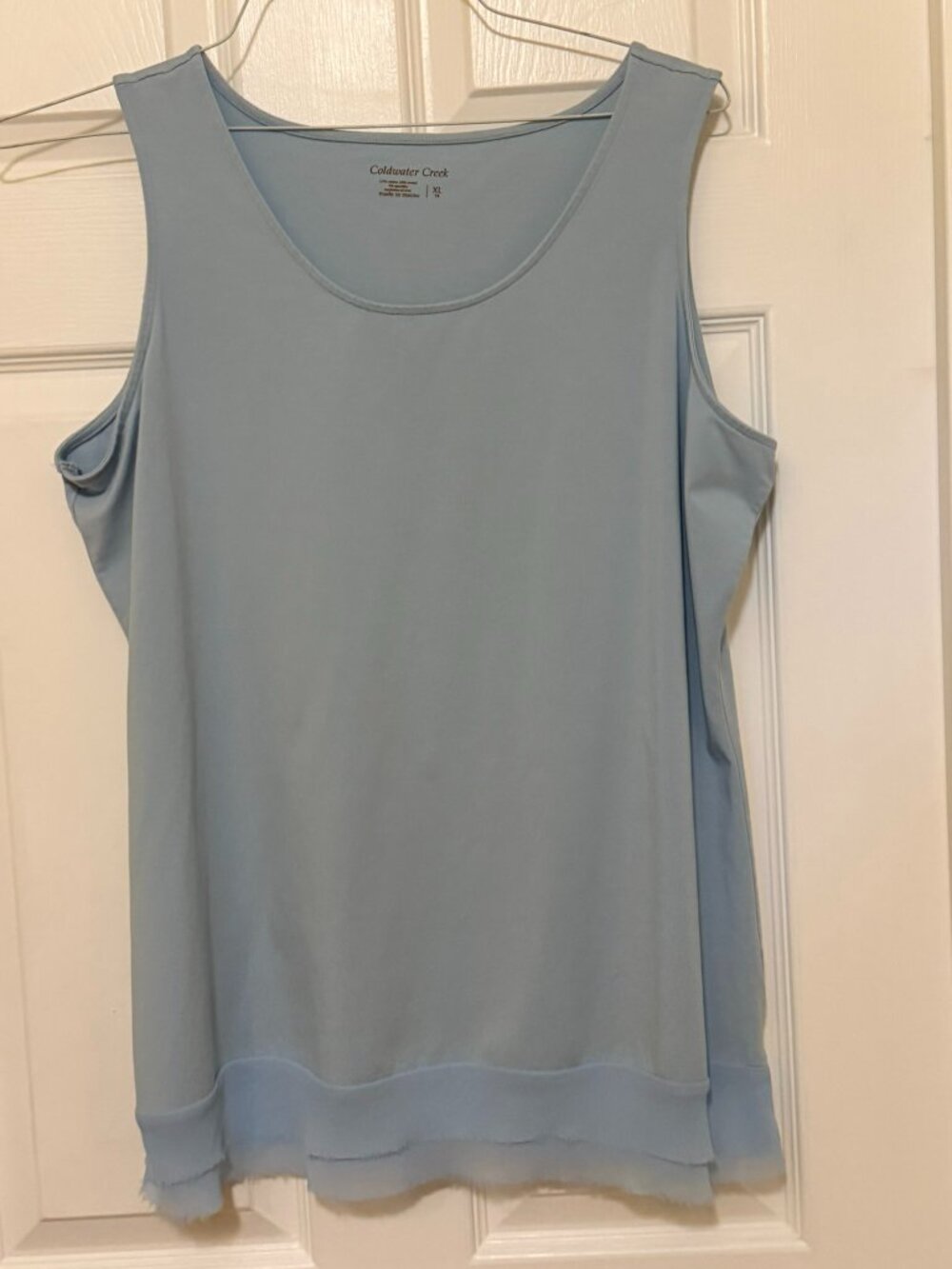 Coldwater Creek - Pale blue tank - size XL